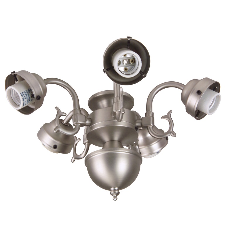 Craftmade F545-BN-LED Universal Five Light Fitter Brushed Satin Nickel (Discontinued)