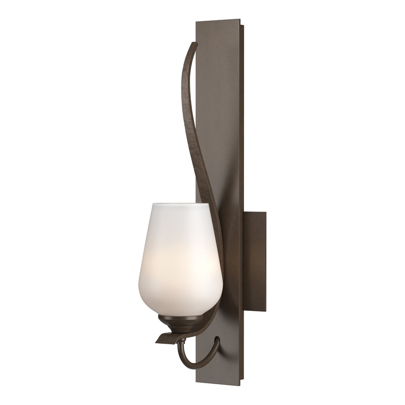 Flora Sconce Bronze Opal Glass (GG)