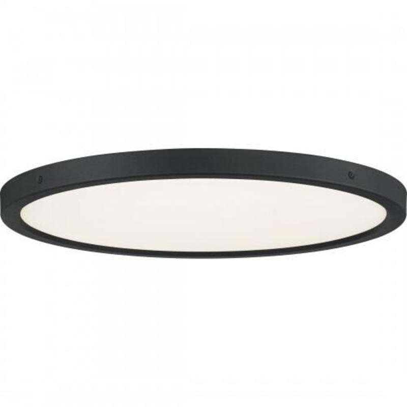 Quoizel OST1720EK Outskirts Flush mount led light earth black Flush Mount