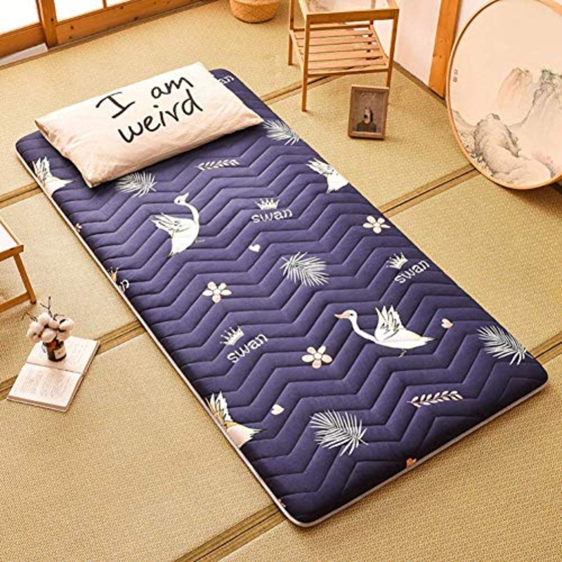 Z&HA Tatami Tappetino, 5 cm di Spessore Tappetino futon MattressTopper Tradizionale Giapponese futon ispessite Queen Size Standard Dimensione Dorm,O,180x 200cm